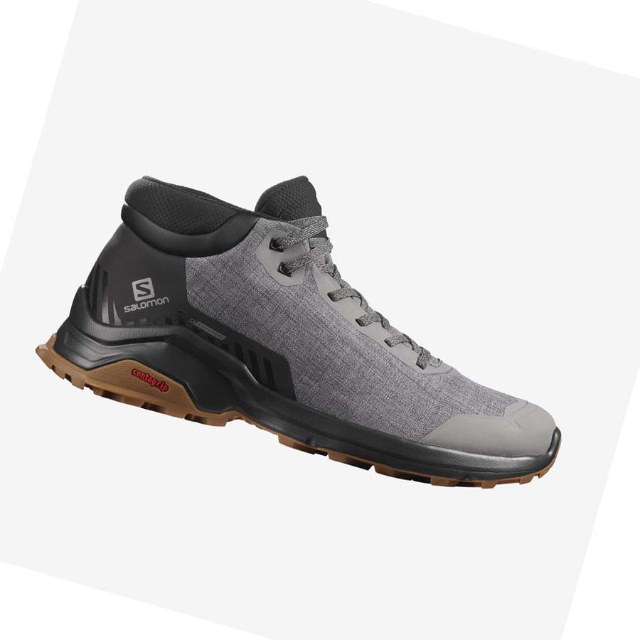 Salomon X REVEAL CHUKKA CLIMASALOMON™ WATERPROOF Téli Csizma Férfi Szürke | HU 2247CTV